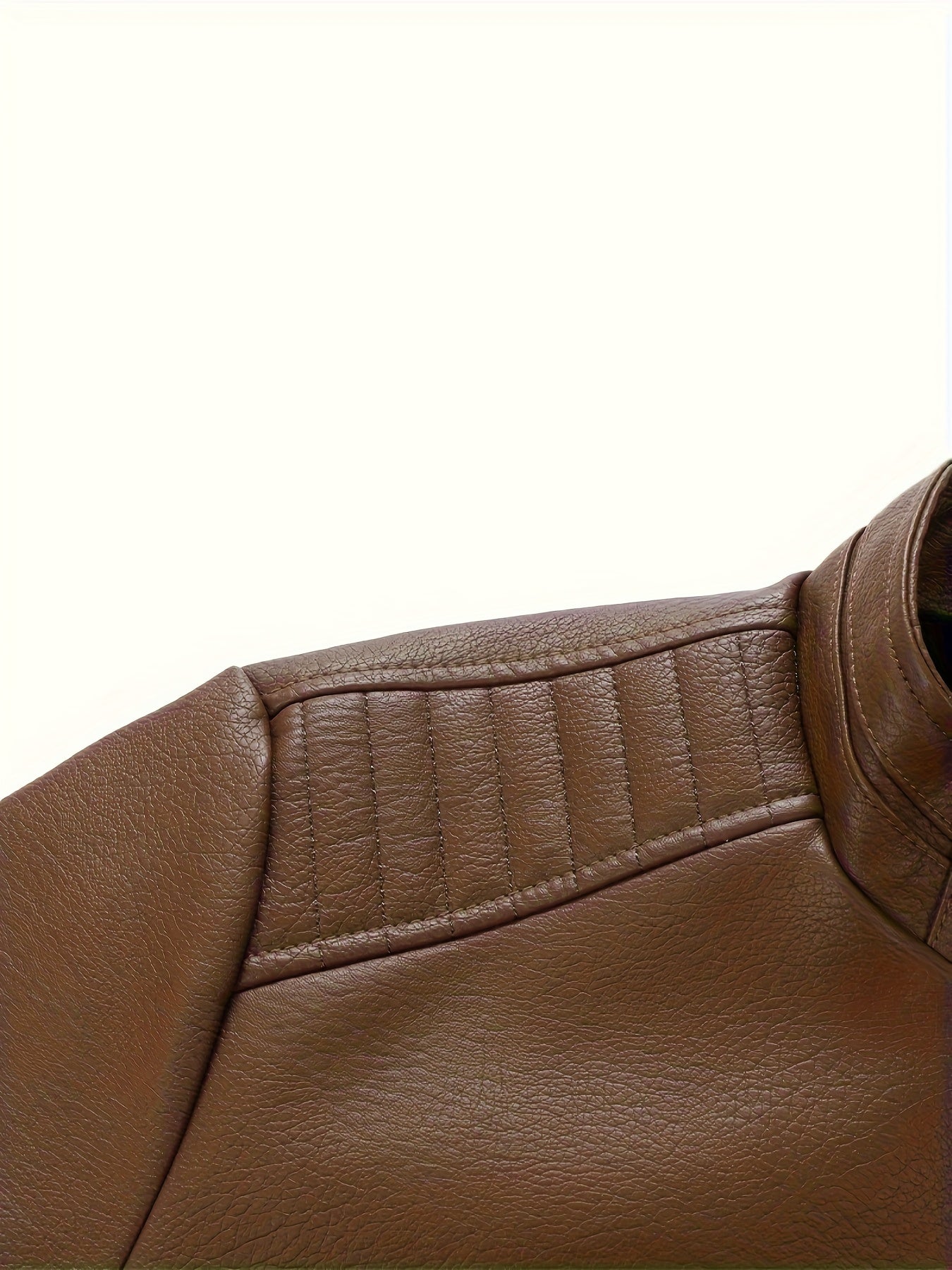 Men's Retro Jacket with Lining - Full-Zip Warm Brown Coat, Stand Collar & Zippered Pockets, Soft Shell Casual to Semi-Formal Outerwear for Everyday & Special Occasions ( Lining, Hand Wash/Dry Clean), Jackets for Men, Formal J