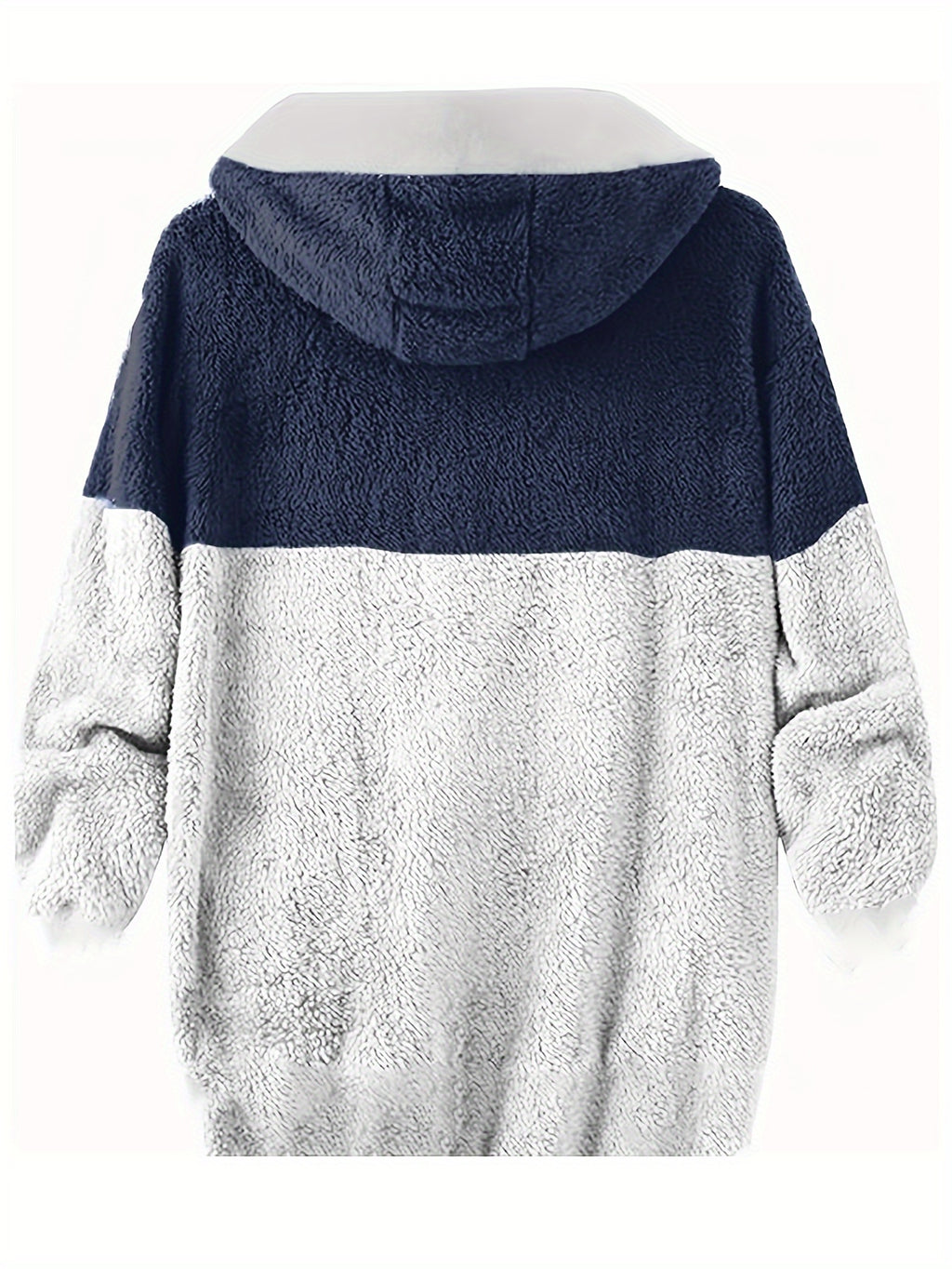 Fleece Jacket Men Sherpa Lined Hoodie Zip Up Fuzzy Lightweight Jackets Warm Long Sleeve Fashion Casual Winter Jackets