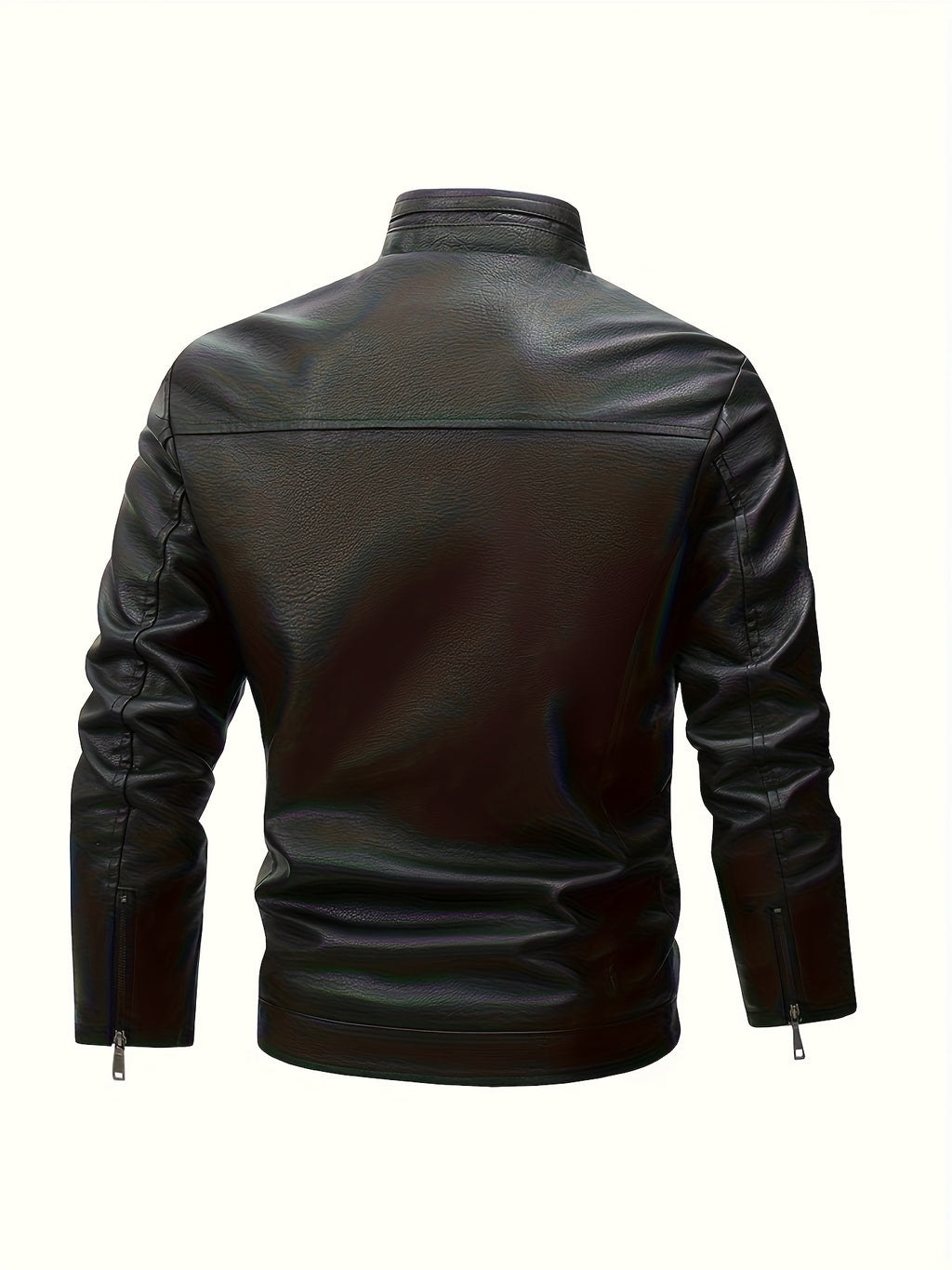 Men's Retro Jacket with Lining - Full-Zip Warm Brown Coat, Stand Collar & Zippered Pockets, Soft Shell Casual to Semi-Formal Outerwear for Everyday & Special Occasions ( Lining, Hand Wash/Dry Clean), Jackets for Men, Formal J