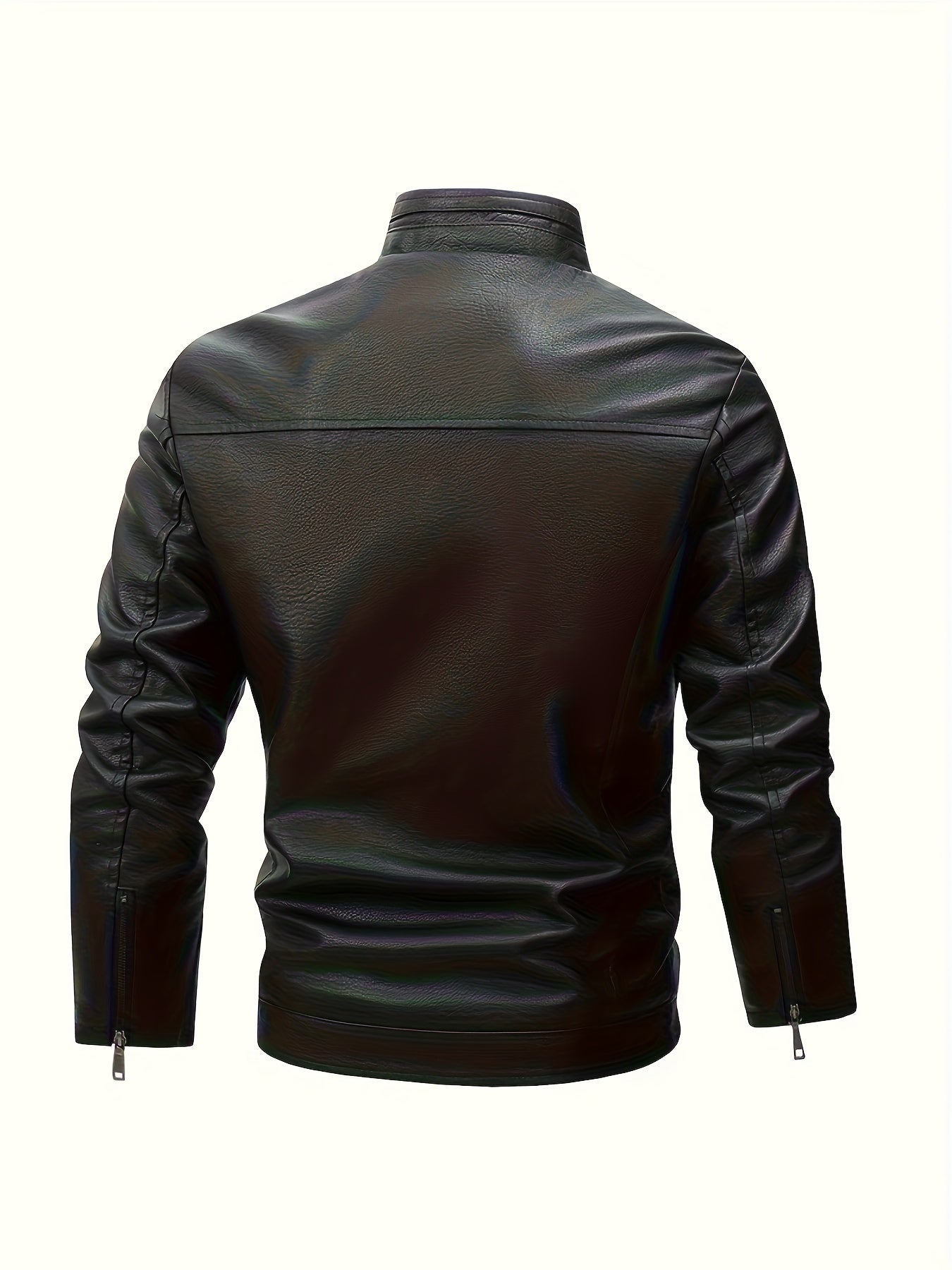 Men's Retro Jacket with Lining - Full-Zip Warm Brown Coat, Stand Collar & Zippered Pockets, Soft Shell Casual to Semi-Formal Outerwear for Everyday & Special Occasions ( Lining, Hand Wash/Dry Clean), Jackets for Men, Formal J