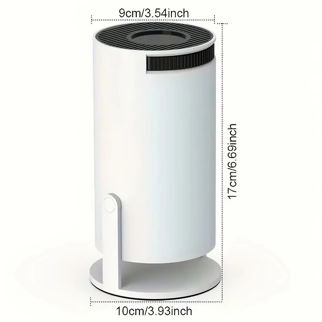 2025 Upgraded HY300PRO Mini Projector with WiFi and Bluetooth, Portable Native 720P, 4K Support/Decoding, Auto Keystone Correction, 180° Rotation, Smart for Home & Outdoor Use Android 11