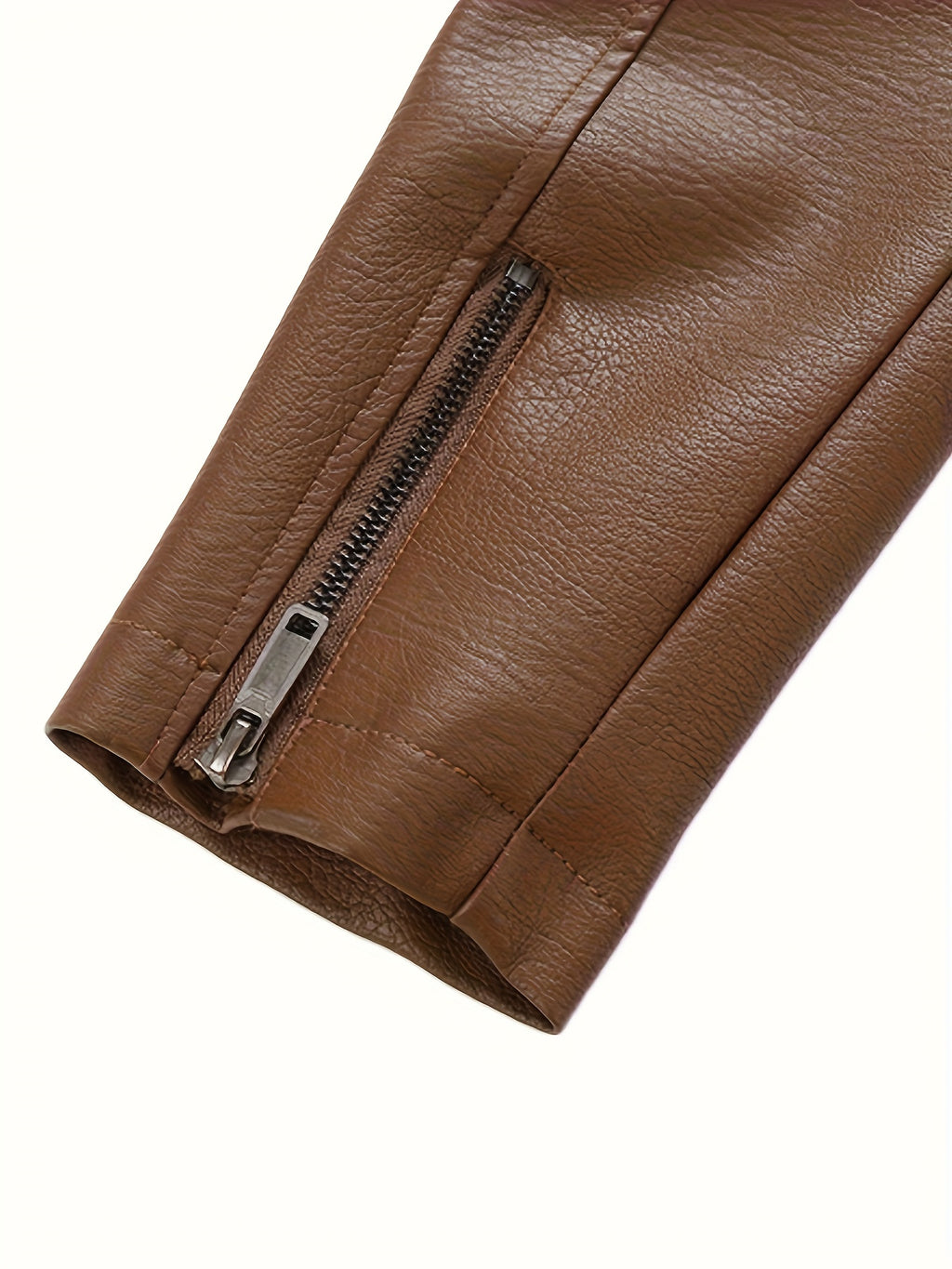 Men's Retro Jacket with Lining - Full-Zip Warm Brown Coat, Stand Collar & Zippered Pockets, Soft Shell Casual to Semi-Formal Outerwear for Everyday & Special Occasions ( Lining, Hand Wash/Dry Clean), Jackets for Men, Formal J