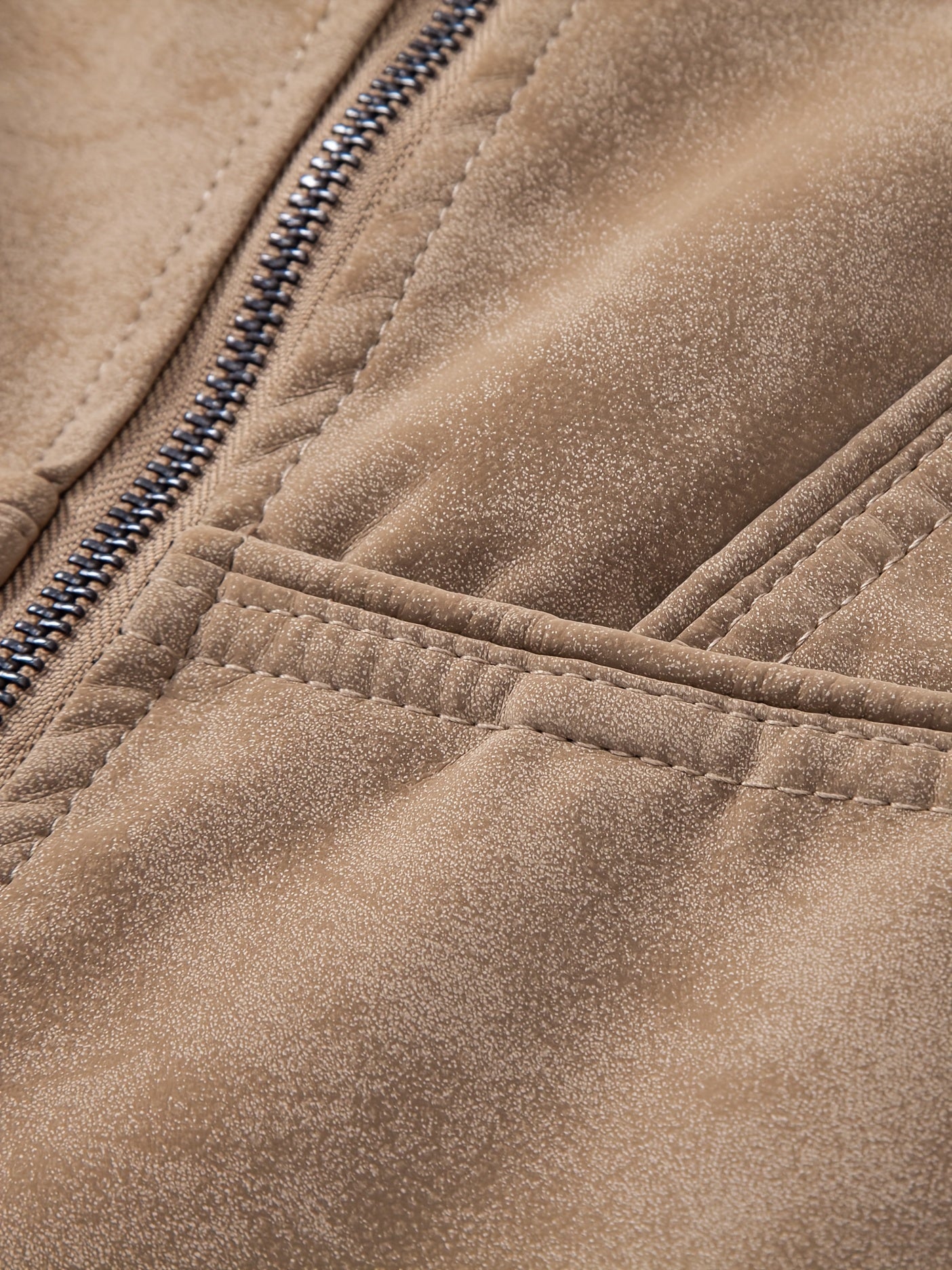 Men'S Motorcycle Jacket - Black Biker Coat with Zipper Closure, Stand Collar, Non-Stretch Fabric - Lightweight Windproof Outerwear for Riding, Commuting, Casual Outdoors - Easy-Clean Motorcycle Rider Jacket, Motorcycle Gear,