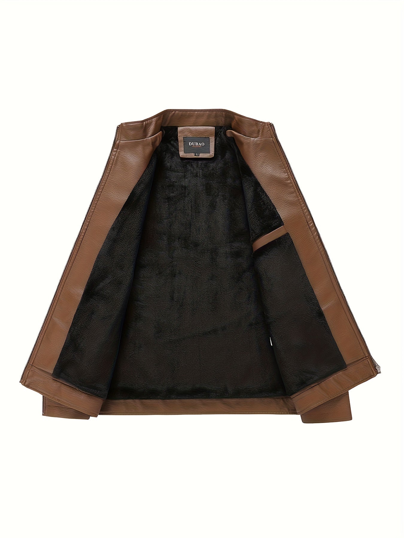 Men's Retro Jacket with Lining - Full-Zip Warm Brown Coat, Stand Collar & Zippered Pockets, Soft Shell Casual to Semi-Formal Outerwear for Everyday & Special Occasions ( Lining, Hand Wash/Dry Clean), Jackets for Men, Formal J