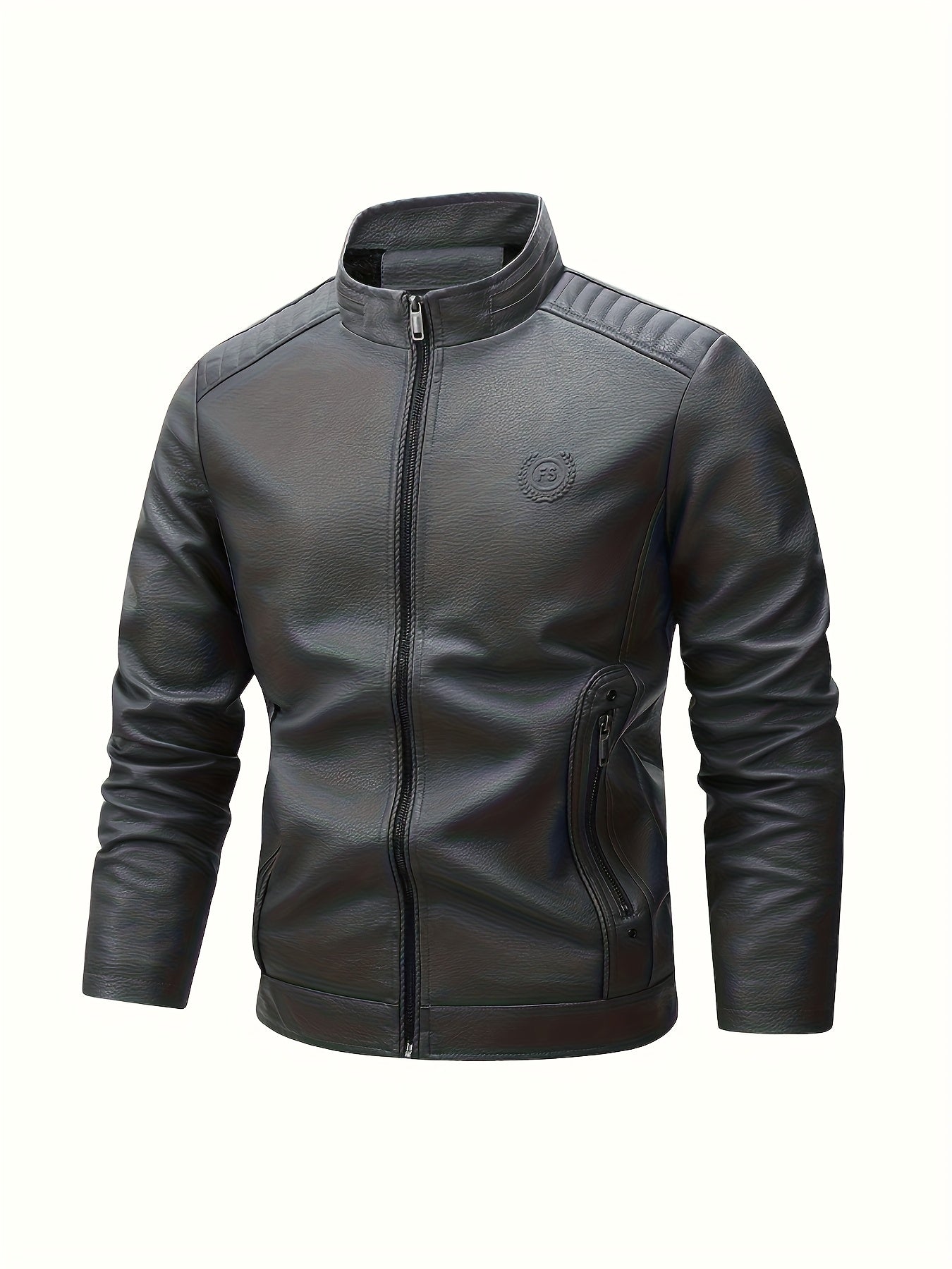 Men's Retro Jacket with Lining - Full-Zip Warm Brown Coat, Stand Collar & Zippered Pockets, Soft Shell Casual to Semi-Formal Outerwear for Everyday & Special Occasions ( Lining, Hand Wash/Dry Clean), Jackets for Men, Formal J