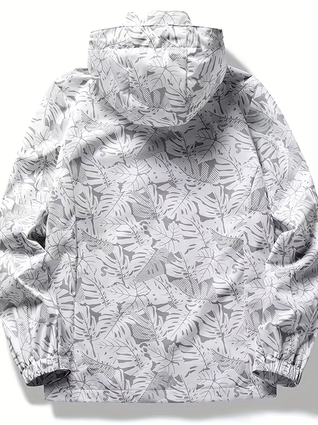 Men's Casual Lightweight Waterproof Windbreaker Jacket, Full Zip Up Hooded Shell Outdoor Hiking Coat For Autumn And Winter