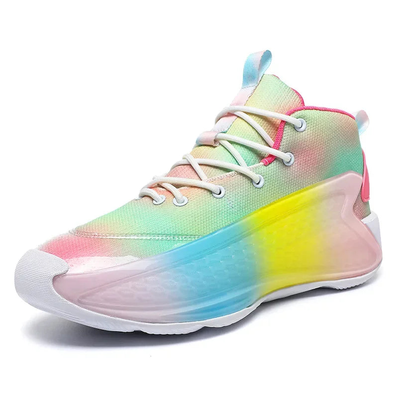 New Basketball Shoes for Men And Women Youth Shock Absorption Wear Resistant Practical Running Shoes Sports Shoes Battle Boots F