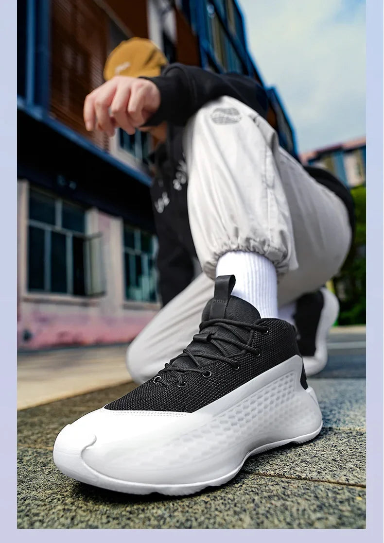 New Basketball Shoes for Men And Women Youth Shock Absorption Wear Resistant Practical Running Shoes Sports Shoes Battle Boots F