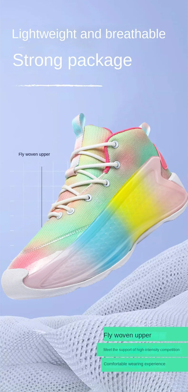 High-quality Edwards basketball shoes cushioning and breathable men's and women outdoor sports running shoes