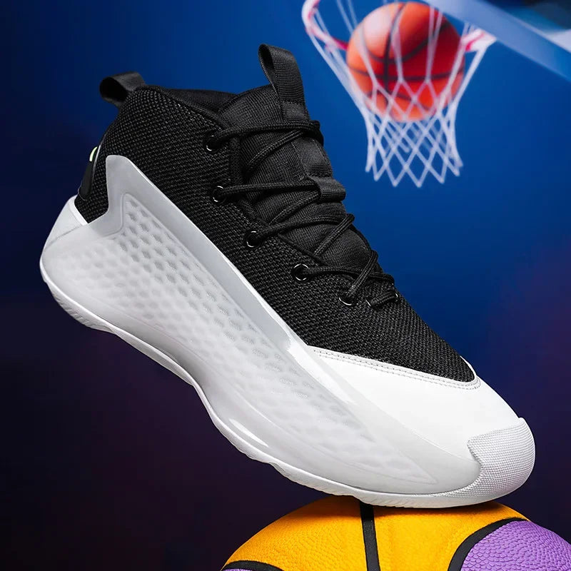 New Basketball Shoes for Men And Women Youth Shock Absorption Wear Resistant Practical Running Shoes Sports Shoes Battle Boots F