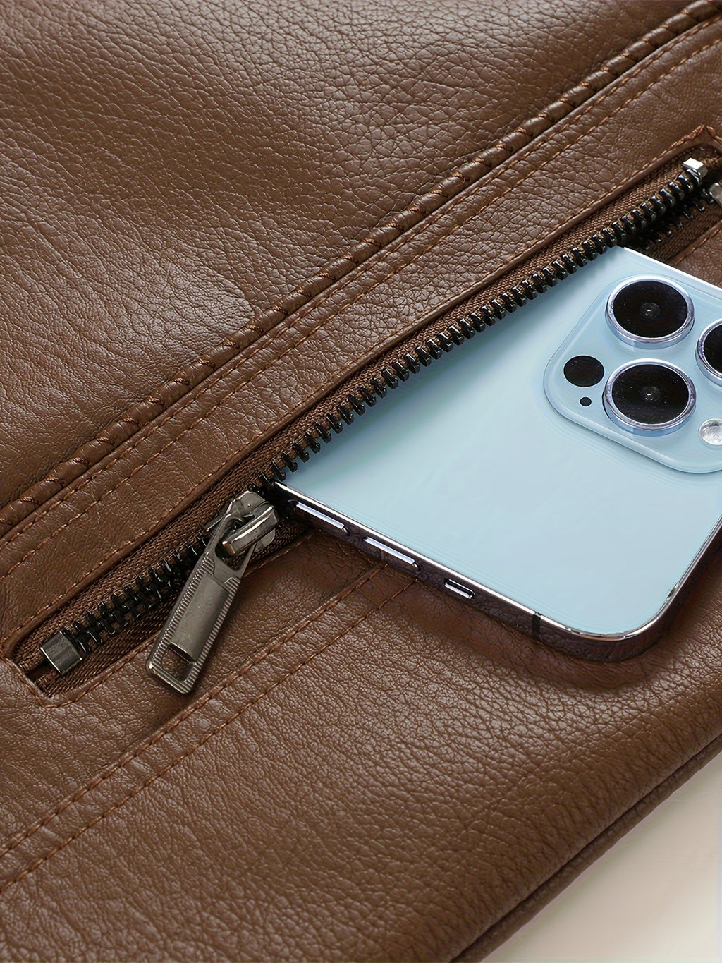 Men's Retro Jacket with Lining - Full-Zip Warm Brown Coat, Stand Collar & Zippered Pockets, Soft Shell Casual to Semi-Formal Outerwear for Everyday & Special Occasions ( Lining, Hand Wash/Dry Clean), Jackets for Men, Formal J