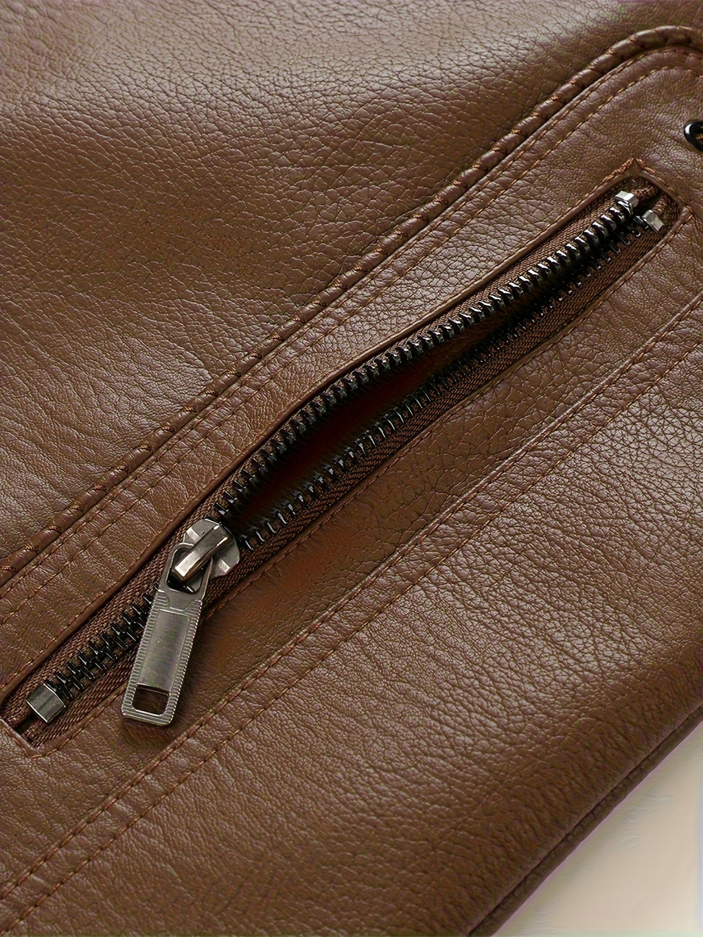 Men's Retro Jacket with Lining - Full-Zip Warm Brown Coat, Stand Collar & Zippered Pockets, Soft Shell Casual to Semi-Formal Outerwear for Everyday & Special Occasions ( Lining, Hand Wash/Dry Clean), Jackets for Men, Formal J