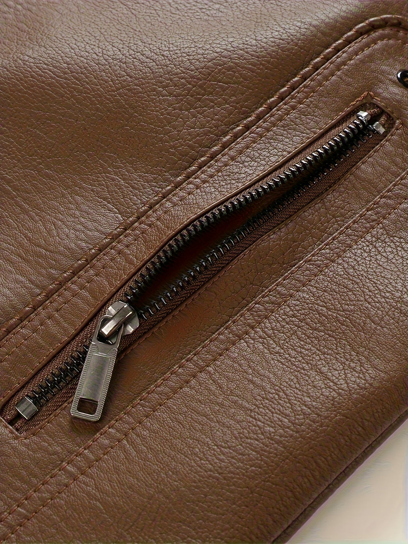 Men's Retro Jacket with Lining - Full-Zip Warm Brown Coat, Stand Collar & Zippered Pockets, Soft Shell Casual to Semi-Formal Outerwear for Everyday & Special Occasions ( Lining, Hand Wash/Dry Clean), Jackets for Men, Formal J